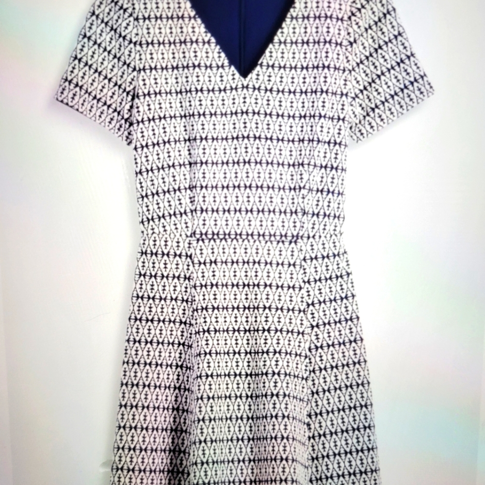 41 Hawthorn Navy Willis Textured Knit Dress
